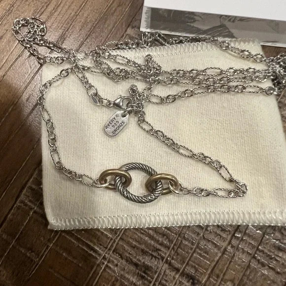 James Avery changeable Charm necklace 30” New - Picture 2 of 4